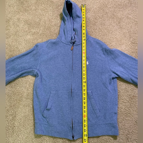 Ralph Lauren Polo Zip Sweater W/ Hood. Medium - Picture 3 of 6